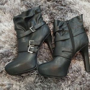 Black ankle boot